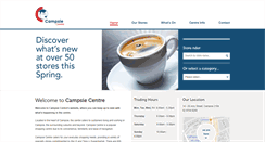 Desktop Screenshot of campsiecentre.com
